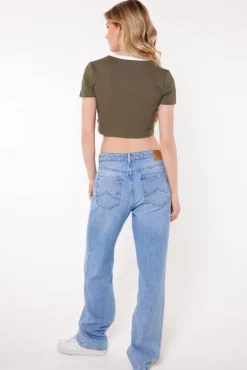 T-shirts & Tops<America Today T-shirt Elisa Lightpink|Darkarmy|White