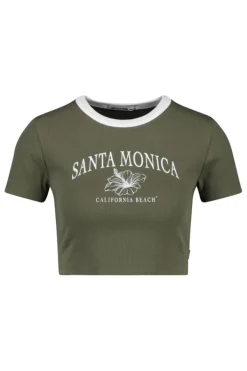 T-shirts & Tops<America Today T-shirt Elisa Lightpink|Darkarmy|White