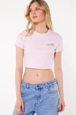 T-shirts & Tops<America Today T-shirt Elisa Lightpink|Darkarmy|White