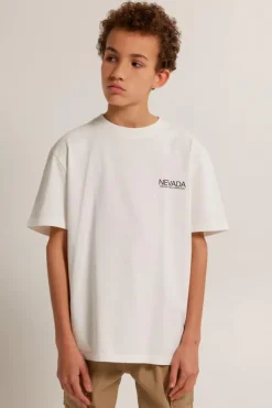 T-shirts & Polo's<America Today T-shirt Elliot JR Dullblack|Greencast|Offwhite