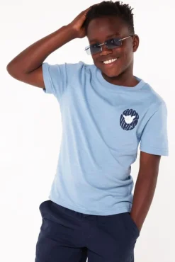 T-shirts & Polo's<America Today T-shirt Elliot JR White/blue|TrueBlue|Mud|Lightyellow