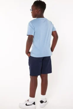 T-shirts & Polo's<America Today T-shirt Elliot JR White/blue|TrueBlue|Mud|Lightyellow