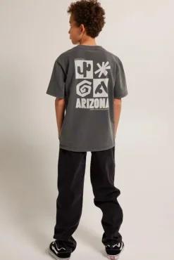 T-shirts & Polo's<America Today T-shirt Elliot JR Dullblack|Greencast|Offwhite