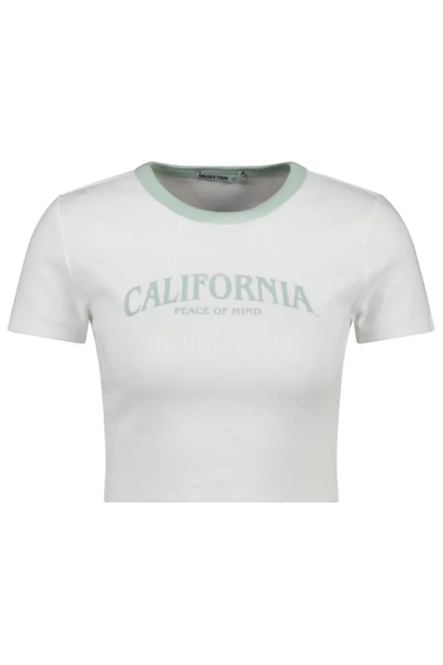 T-shirts & Tops<America Today T-shirt Ellis White