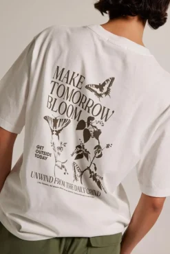 T-shirts & Tops<America Today T-shirt Elly Lilac/purple|Offwhite