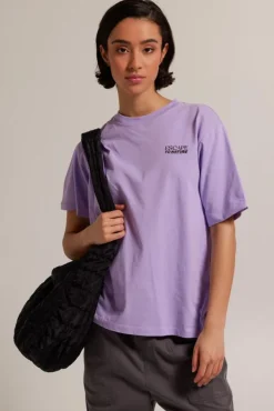 T-shirts & Tops<America Today T-shirt Elly Lilac/purple|Offwhite