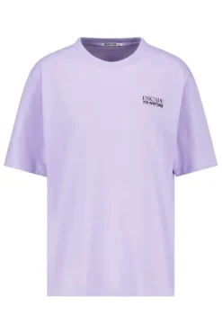 T-shirts & Tops<America Today T-shirt Elly Lilac/purple|Offwhite