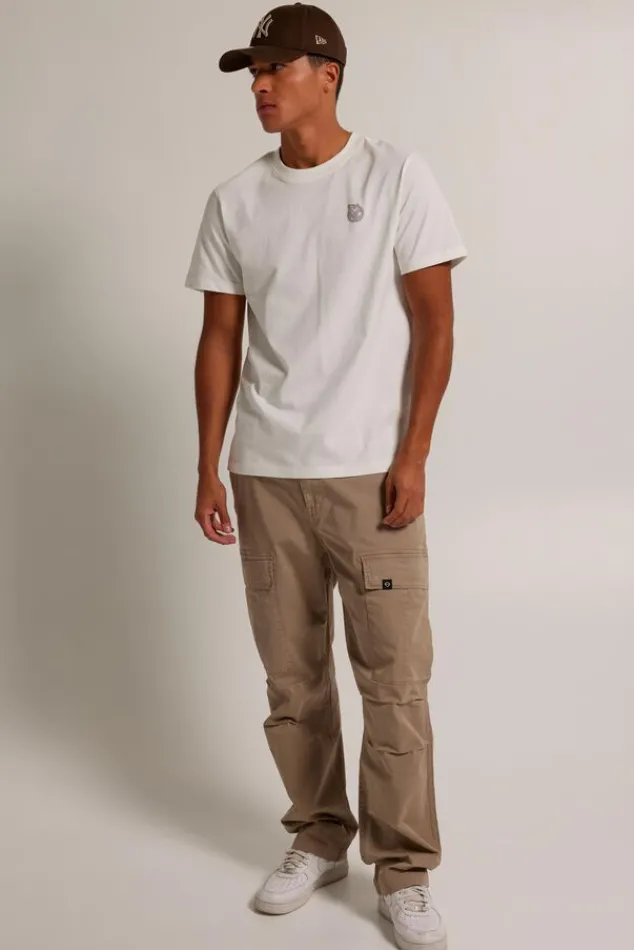 T-shirts & Polo's<America Today T-shirt Emile Offwhite|Washedblue|Seagreen