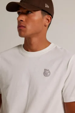 T-shirts & Polo's<America Today T-shirt Emile Offwhite|Washedblue|Seagreen