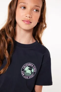 T-shirts &Tops<America Today T-shirt Emmalyn JR Washedblack|Babyblue|Offwhite