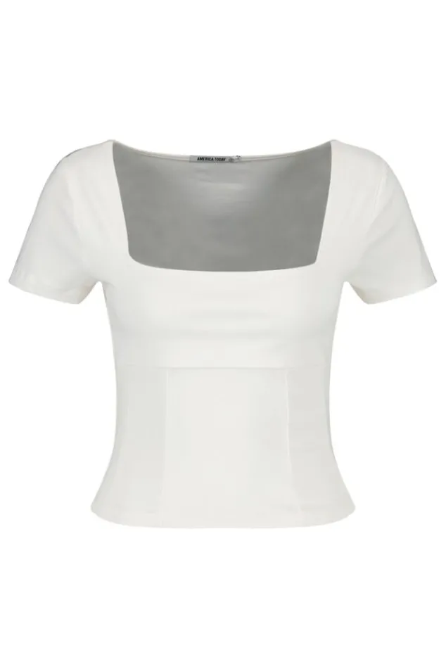 T-shirts & Tops<America Today T-shirt Erika Offwhite