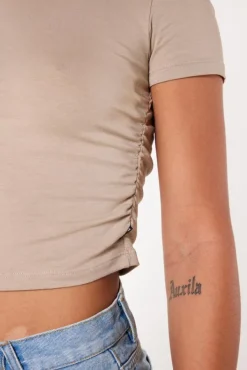 T-shirts & Tops<America Today T-shirt Es Dune|Moss|Offwhite