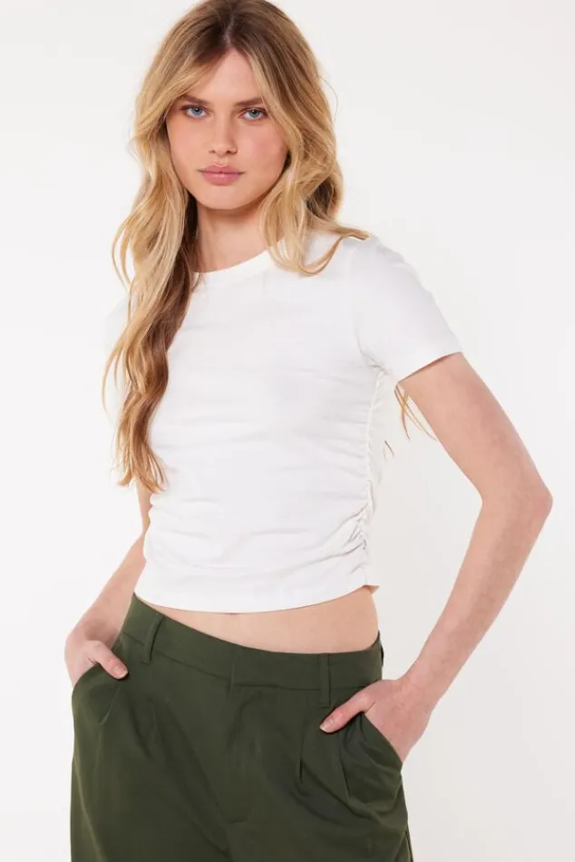 T-shirts & Tops<America Today T-shirt Es Dune|Moss|Offwhite