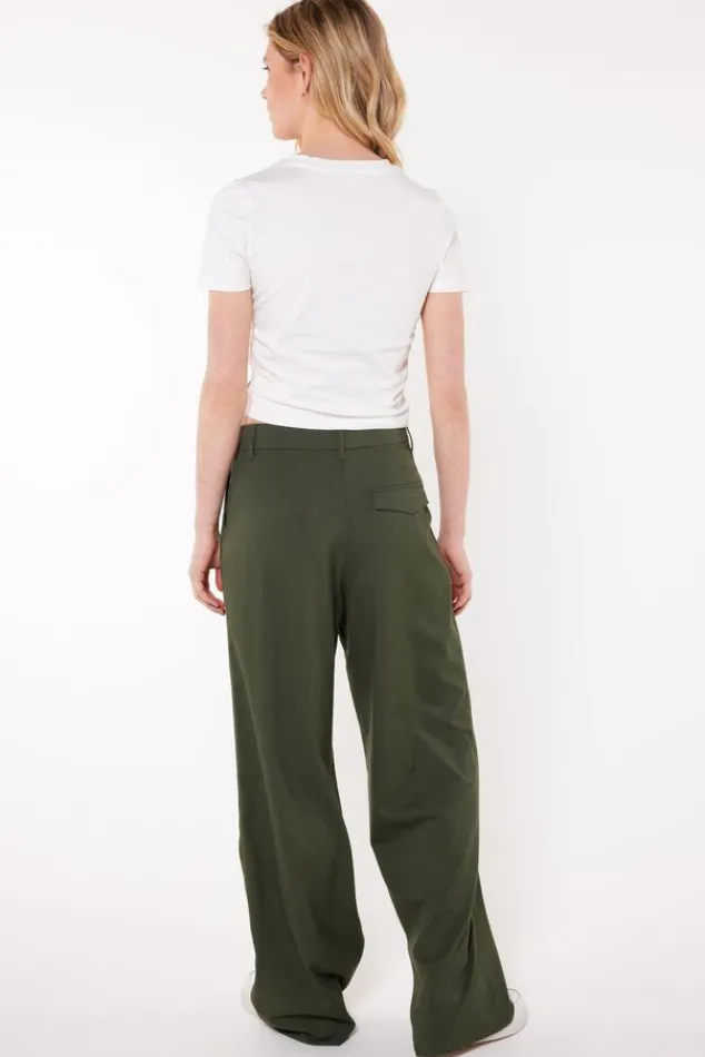 T-shirts & Tops<America Today T-shirt Es Dune|Moss|Offwhite