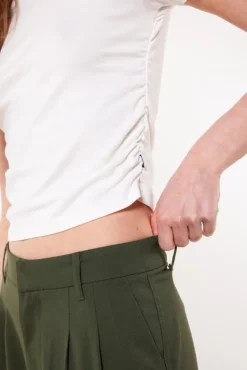 T-shirts & Tops<America Today T-shirt Es Dune|Moss|Offwhite