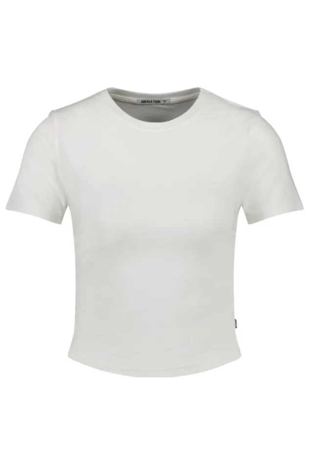 T-shirts & Tops<America Today T-shirt Es Dune|Moss|Offwhite