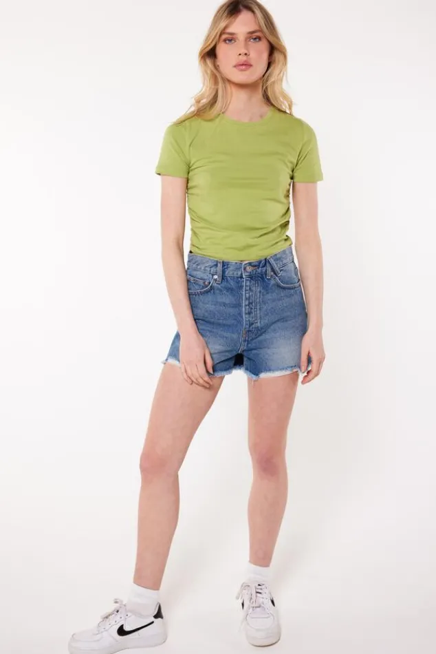 T-shirts & Tops<America Today T-shirt Es Dune|Moss|Offwhite