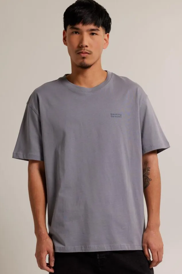 T-shirts & Polo's<America Today T-shirt Esper Cement|Washedblue|Offwhite