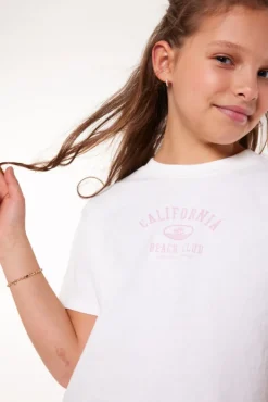 T-shirts &Tops<America Today T-shirt Estelle JR Offwhite