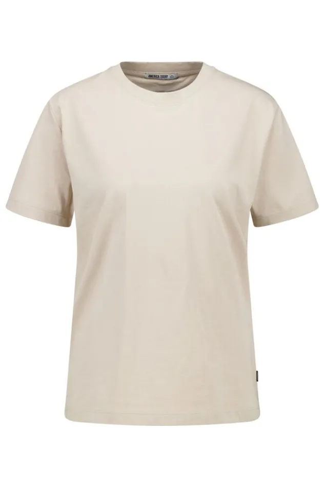 Ondergoed & Lounge<America Today T-shirt Esther Frenchblue|Oatmeal|Cascade|Lilac/purple