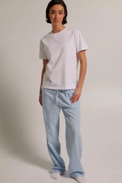 Ondergoed & Lounge<America Today T-shirt Esther Black|White