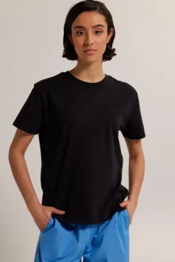 Ondergoed & Lounge<America Today T-shirt Esther Black|White