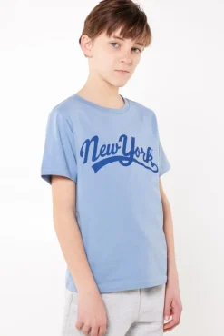 T-shirts & Polo's<America Today T-shirt Ethan JR TrueBlue|Offwhite