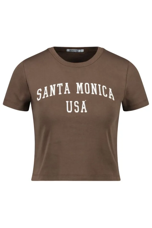 T-shirts & Tops<America Today T-shirt Evana Grey/army|Babyblue|Brown|Offwhite