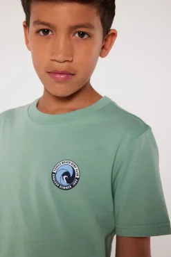 T-shirts & Polo's<America Today T-shirt Ewan Jr TrueBlue|Lightgreen|Offwhite