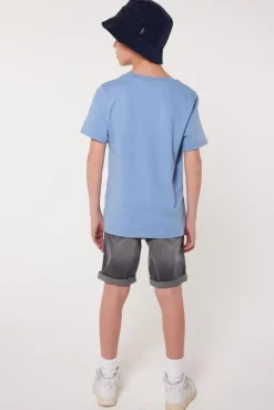 T-shirts & Polo's<America Today T-shirt Ewan Jr TrueBlue|Lightgreen|Offwhite