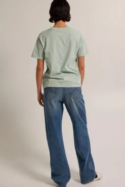 T-shirts & Tops<America Today T-shirt Ezra Washedblack|Softgreen