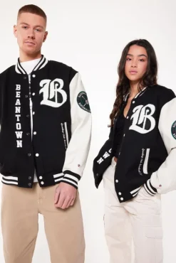 Varsity jackets|Varsity jackets<America Today Varsity jacket Boston Joah Green|Black