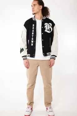 Varsity jackets|Varsity jackets<America Today Varsity jacket Boston Joah Green|Black