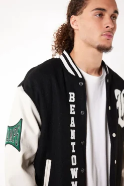 Varsity jackets|Varsity jackets<America Today Varsity jacket Boston Joah Green|Black