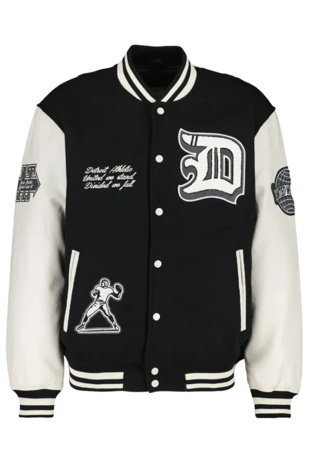 Varsity jackets|Jassen<America Today Varsity jacket Julian Black|Midnightgreen
