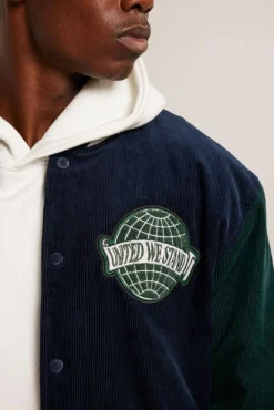 Varsity jackets|Jassen<America Today Varsity jacket Julian Cord Darkblue